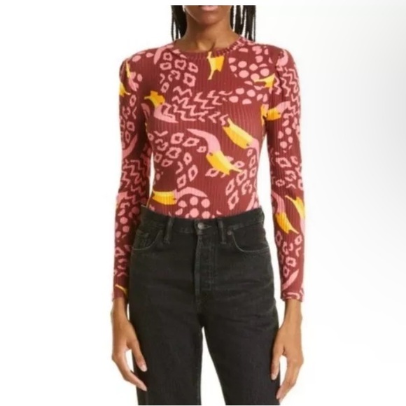 FARM Rio Multicolor Patterned Bodysuit - Picture 2 of 7